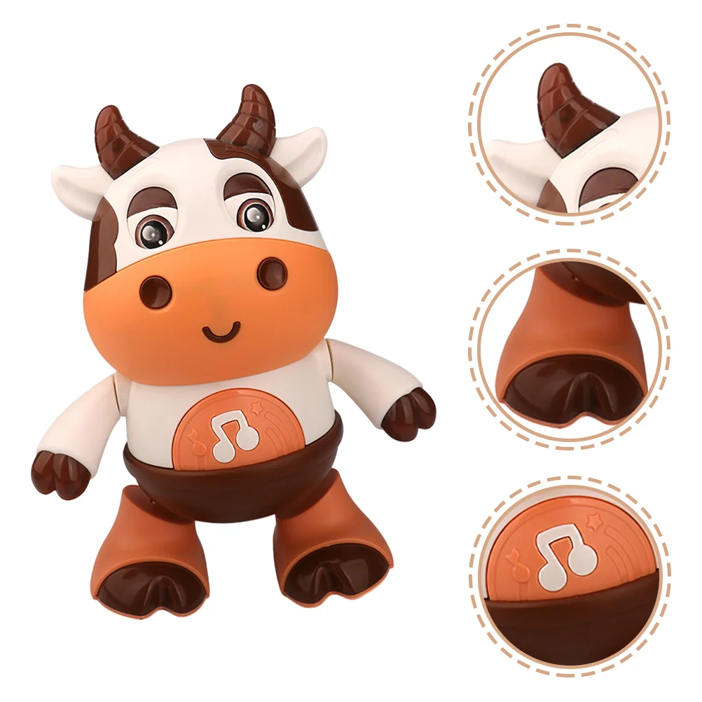 Electric Dancing Kids Toys Play Musical Octopus The Animal for Babies Walking Calf Model Swinging Plaything Magnetic