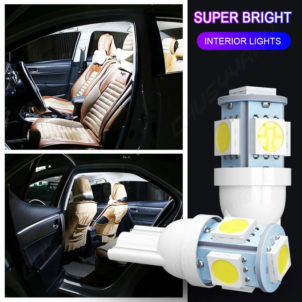 

CHUSYYRAY, 1 шт., новинка, T10, фонарь для парковки автомобиля, фонарь для боковой двери, лампа для приборной панели, автомобильный номерной знак, фонарь, супер яркий 12 В