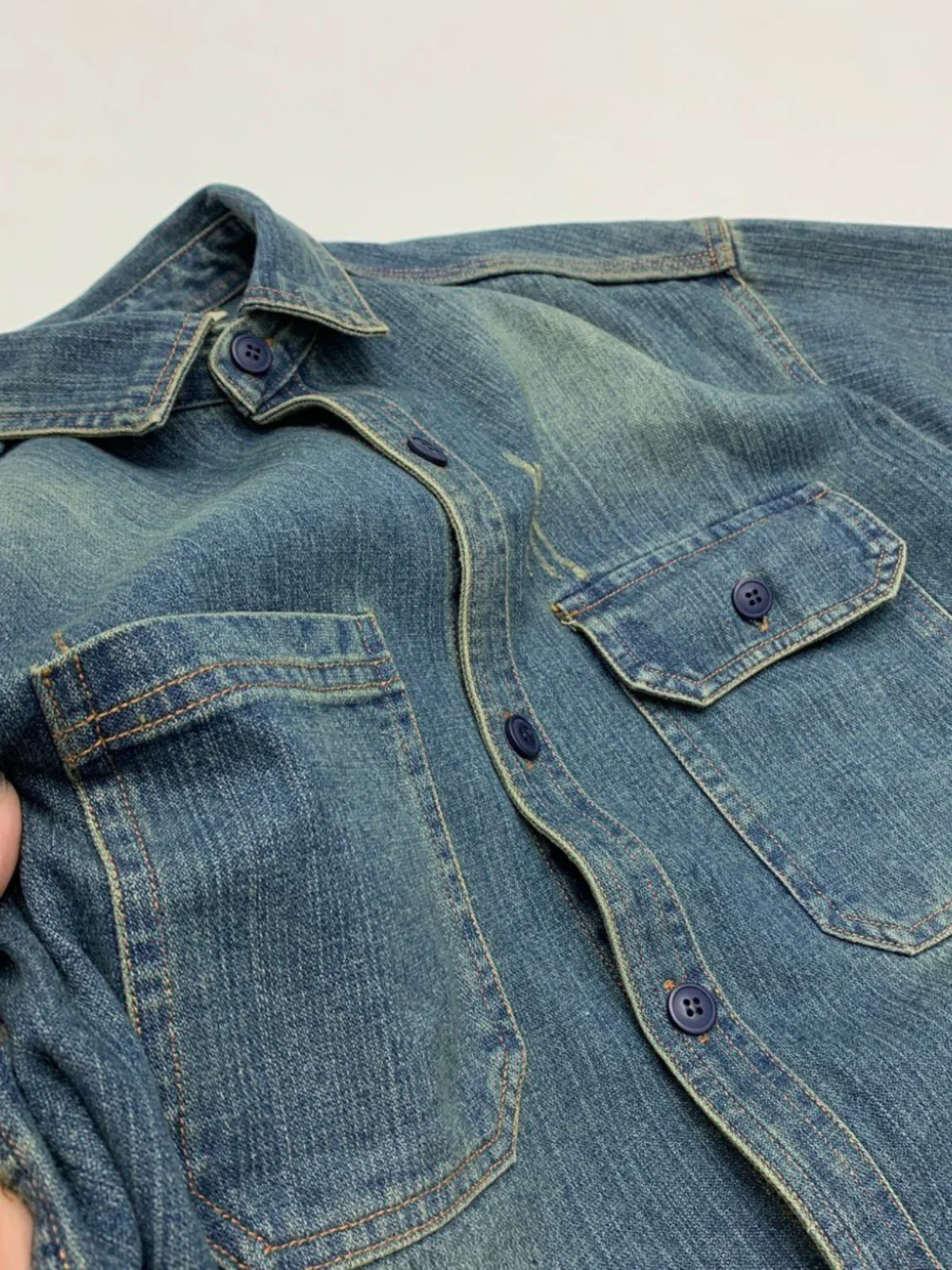 กางเกงยีนส์เดนิมหนาน้ำหนักมากสำหรับผู้ชาย สไตล์อเมริกัน ทรงหลวม ใส่ได้ทั้งฤดูใบไม้ผลิและฤดูใบไม้ร่วง ไซส์ใหญ่ สไตล์ลำลอง วินเทจ แบบญี่ปุ่น