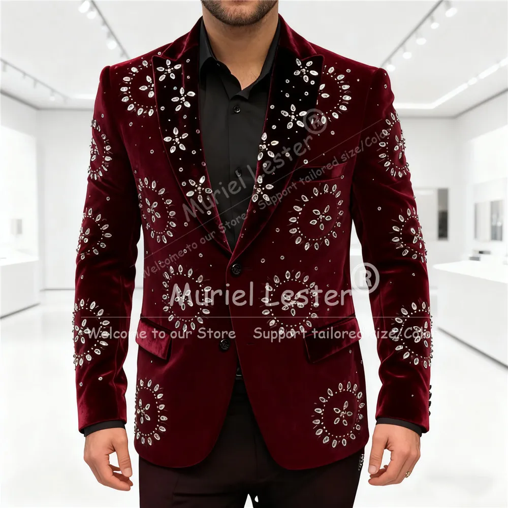 Costume classique à carreaux gris pour hommes, ensemble 2 pièces, blazer de bal à simple boutonnage, personnalisé, tenue de fête de Banquet, smoking d'affaires