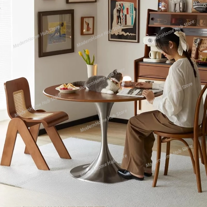 Mesas De Comedor Kitchen Furniture Writing Children Dining Table Round Designer Office Lounge Dining Table Space Saving Coffee