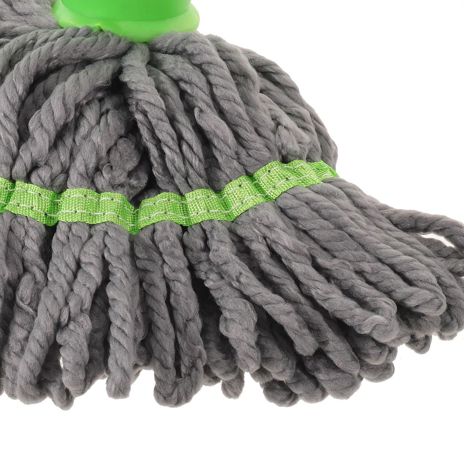 Hands Free Mop Self Wringing Stainless Steel Handle Rotary Mop for Floor Cleaning Bathroom Kitchen Bedroom Tile Hardwood
