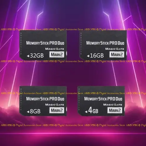 Imagen 2 del producto Tarjetas de juego de memoria, 4GB/8GB/16GB/32GB, compatibles con PSP1000/2000/3000, Memory Stick Pro MS PRO Duo, accesorios para juegos, 1 ud.