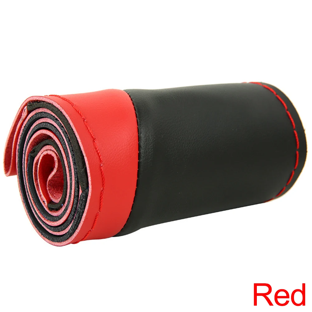 

Car Interior Upgrade DIY Steering Wheel Cover Car Steering Wheel Cover Yellow Wear-resistant Sweat-absorbent Elastic Non-slip