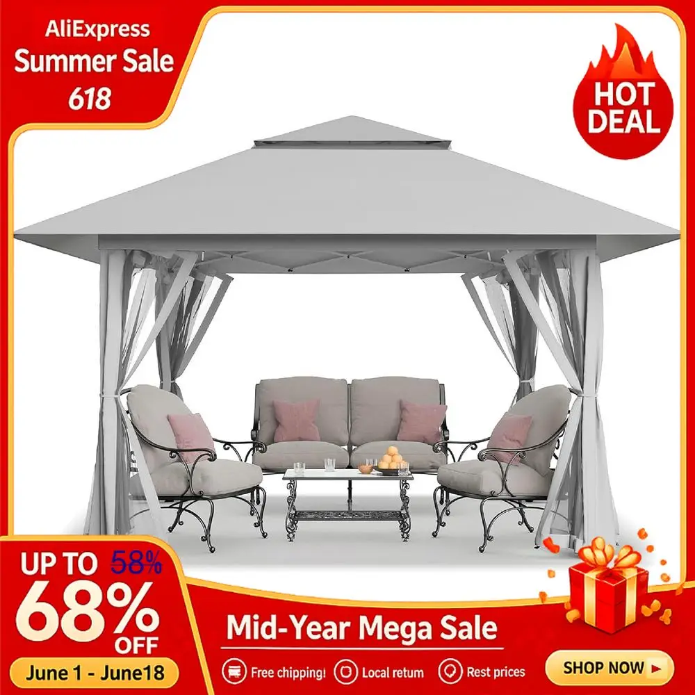 13x13 Pop Up Gazebo, Canopy Tent, Gazebos on Clearance Outdoor Gazebo for Backyard amp Patio Furniture Carpa Pop Up Tent, Custom
