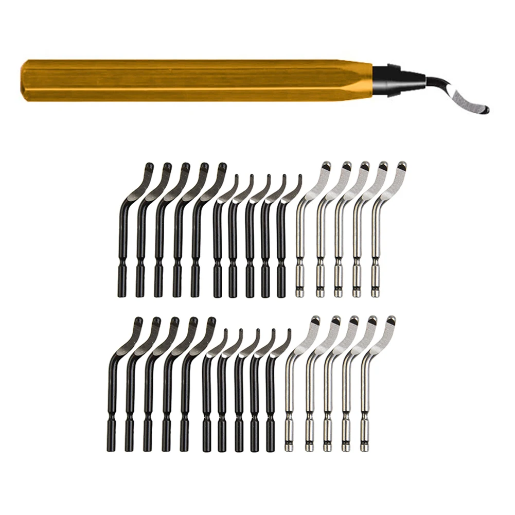 

1 компл. RB1000 инструмент для снятия заусенцев ручка развертка для удаления заусенцев с 31 шт. ручное лезвие для снятия заусенцев для труб медь нержавеющая сталь