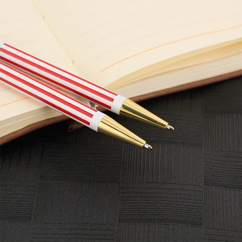 

6pcs Star Pattern Ballpoint Pen Smooth Writing For Students Patriotic Themed Pens Portable Lightweight Pens Office