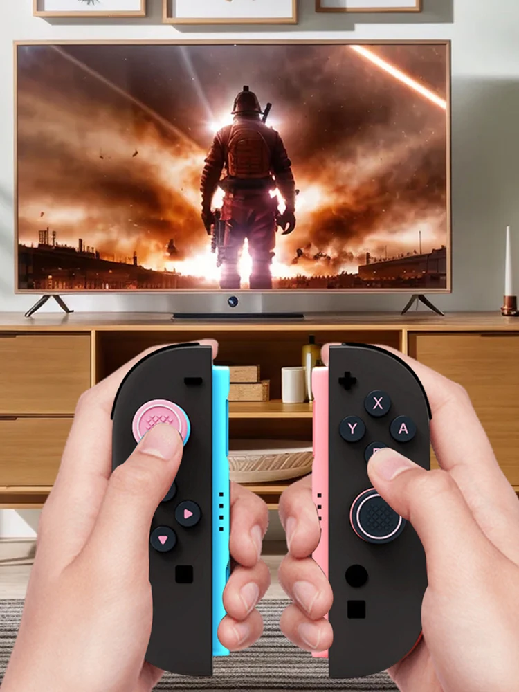 Joystick Cap & Button Stickers Button Grips Caps Controller Grip Button Caps Controller Thumb Grip Joystick Caps for Switch 2