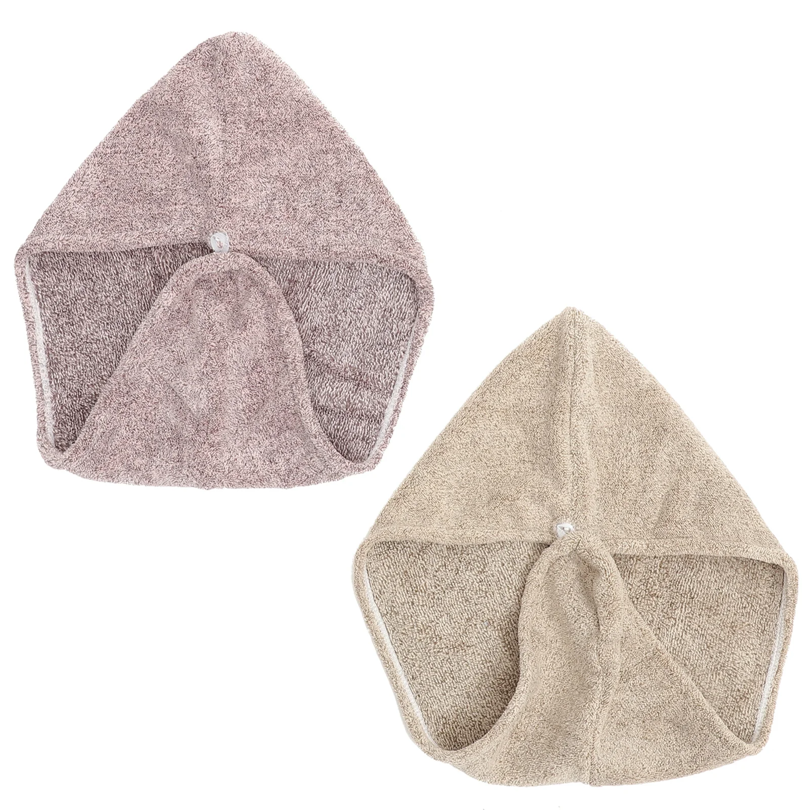 2 قطعة الصوف المرجاني تجفيف الشعر منشفة قبعة لينة ماصة تصميم للنساء جميع أنواع الشعر قبعة الدش قبعات الدش للنساء قابلة لإعادة الاستخدام