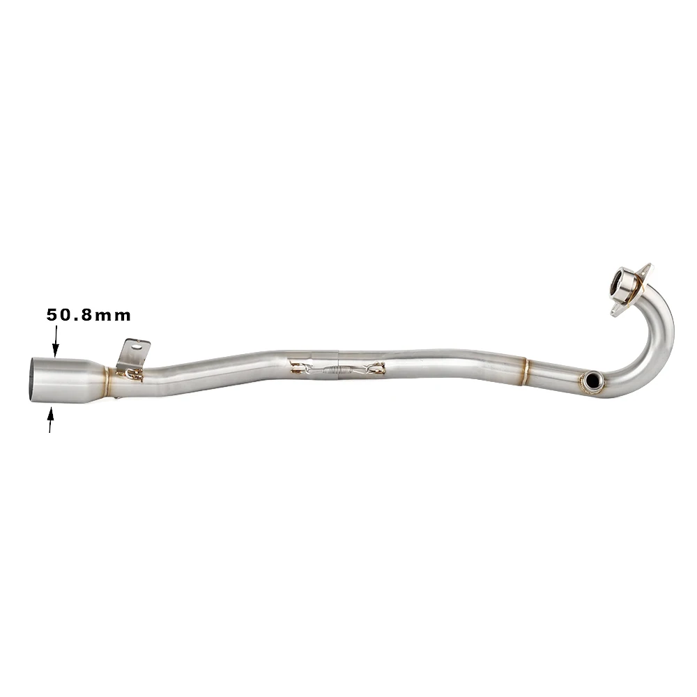 For Sinnis Apache SM 125 2008 2009 2010-2021 SM 125 Apache 125 SM Escape Slip-on Motorcycle Exhaust Header Link Pipe 51MM
