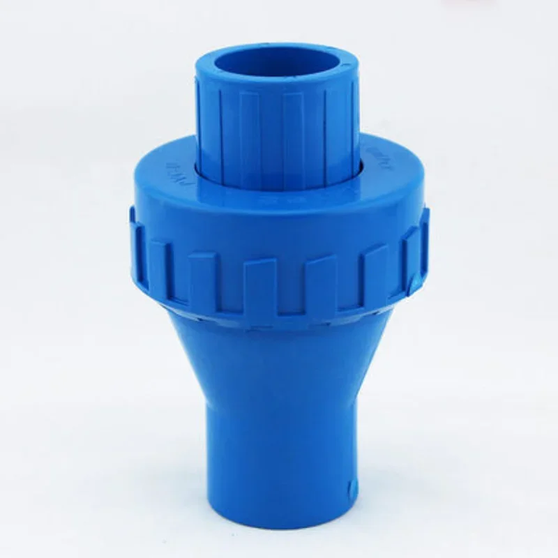 PVC One Way Non Return Check Valve Pipe Fitting Coupler Adapter Water Connector for Garden Irrigation 1 Pcs