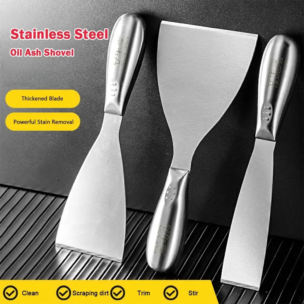 

Portable Stainless Steel Putty Shovel Thickened Rustproof Scraper Durable Paint Tool Paint Construction
