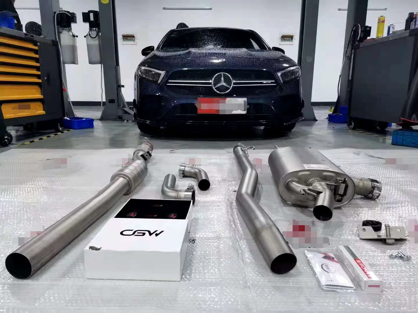 CGW Affordable Price Muffler Cutout Cat-back  Pipe Tips for A35 2.0T Exhaust System