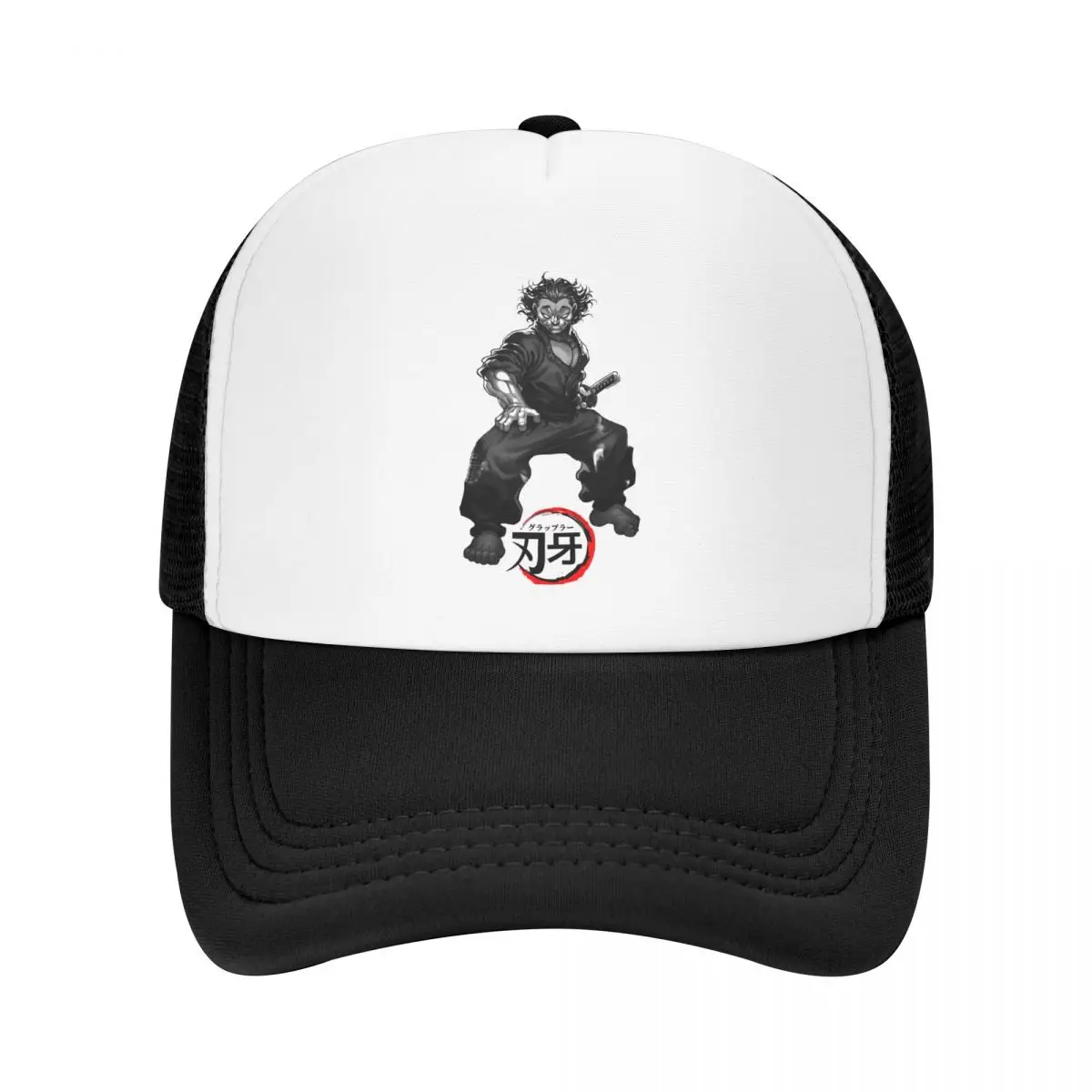 Baki Miyamoto Musashi Baseball Caps Mesh Hats Quality Sport Adult Caps