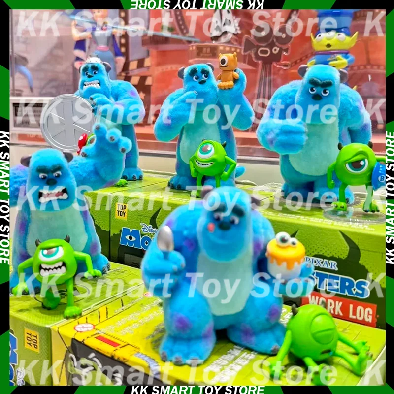 

In Stock Genuine Monster Electric Power Company Work Log Series Blind Box Spoof Action Figures Cartoon Desktop Decor Gifts Toys
