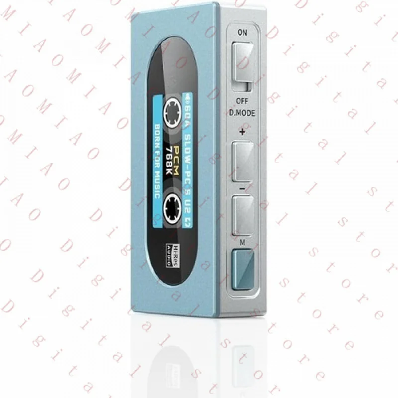 TU  FOR FiiO KA15 Headphone Amp, Portable USB DAC Dongle w/4.4 & 3.5mm output (Sky Blue)