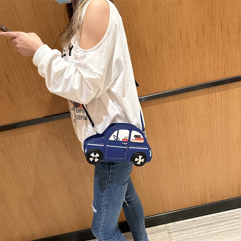 Novelty Car Shape Purses and Handbags for Women Fashion Casual Shoulder Bag Crossbody Bag Designer Cute Clutch Kawaii Fun Bag