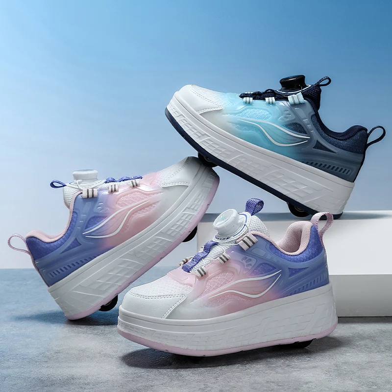 

Men's Flying Shoes: 4-Wheel Design, Glide with Confidence!