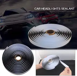 Black Butyl Rubber Tape Waterproof Butyl Sealant Sealing Tape for Cars Trucks RV Headlight Window Door Horn Windscreen Sealant
