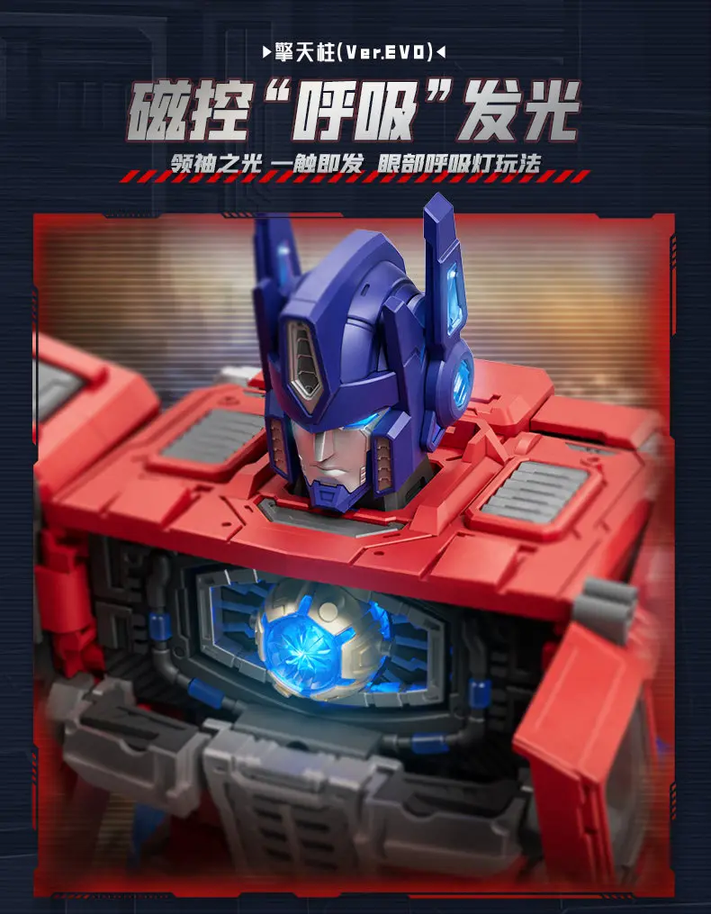 BLOKEES Transformers Legendary Edition Ver.EVO Optimus Prime Tarn Actionfigur, IDW Transformation, Sammlerstück, Modellspielzeug, Geschenk – Detail 38