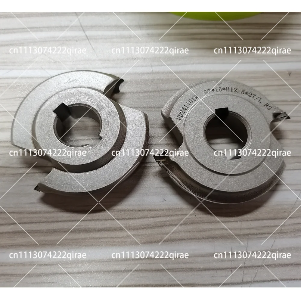 Edge Chamfering Cutters 57x16xH12.5x2T R2 for Edge Banding Machines, Chamfering of Solid Wood Veneer Plastic Edge Bands