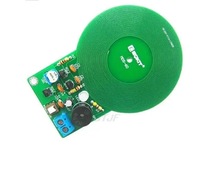 DIY Kit Metal Detector Kit Electronic Kit DC 3V-5V 60mm Non-contact Sensor Board Module DIY Electronic Part Metal Detector