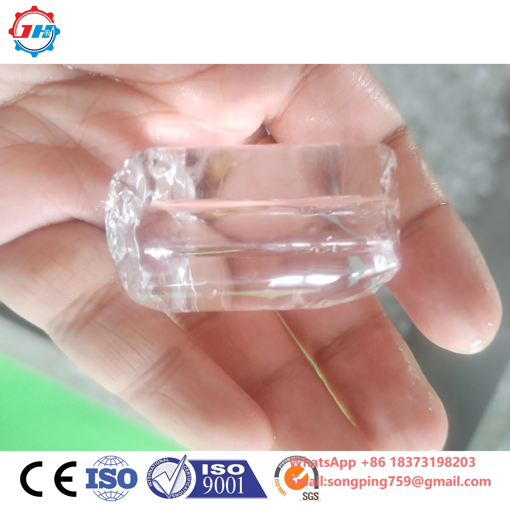 Best Price Ice Machine 1000kg 1t 2t Cube Ice Maker Freezer Ice Tube Block Maker for Commercial