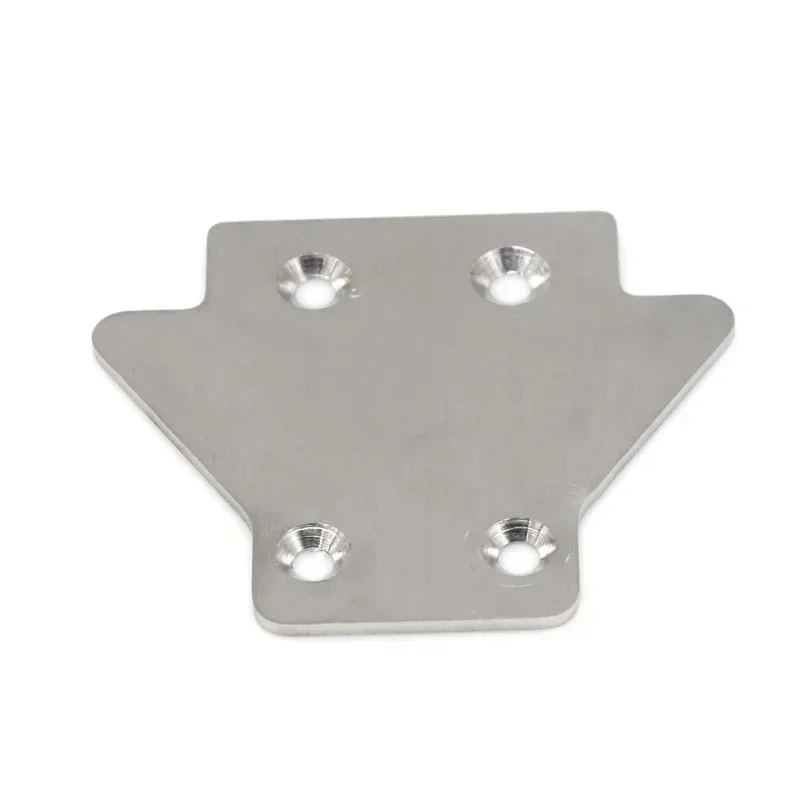 Protector de armadura de chasis de acero inoxidable, placa de deslizamiento para Arrma Kraton EXB 1/8 RC, piezas de mejora de coche, 3 uds.