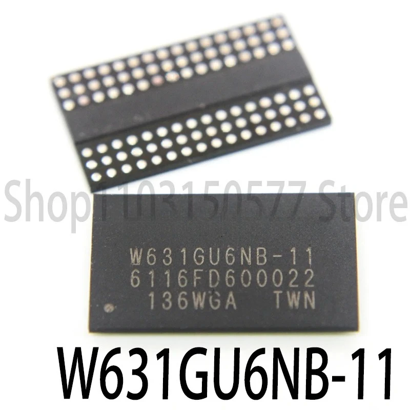 1piece New W631GU6NB-11 package: FBGA-96 DDR SDRAM memory chip