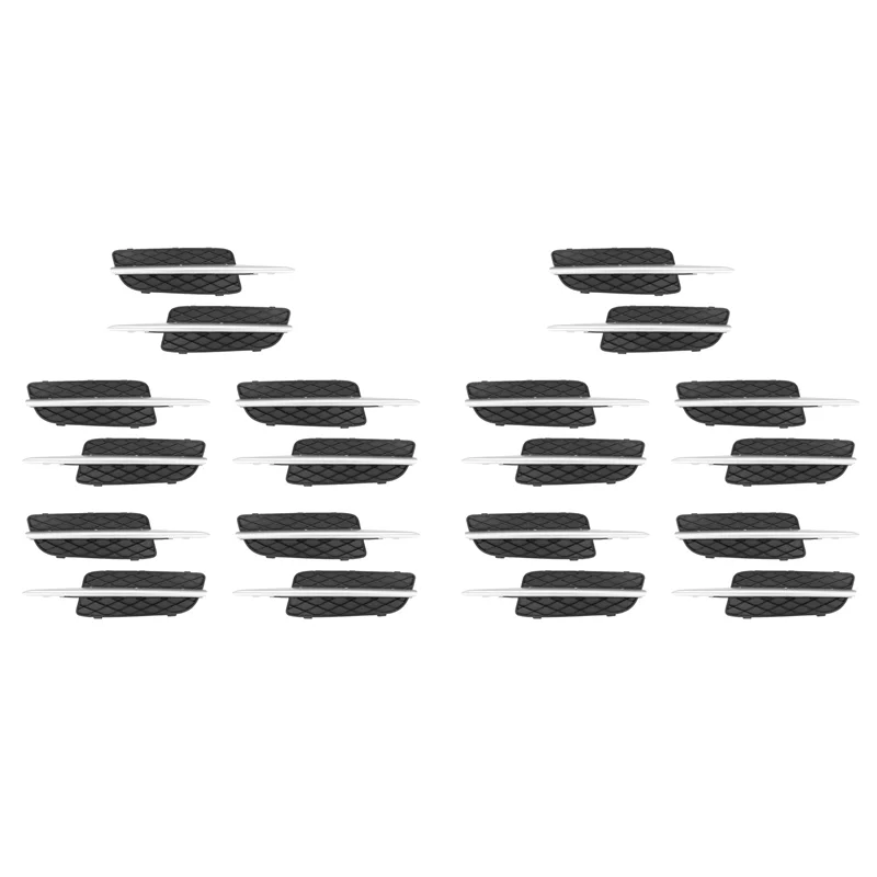 

20X передний бампер автомобиля, нижняя решетка и хромированная накладка для BMW X5 E70 X6 E71 2007-2010 51117159593/51117168923