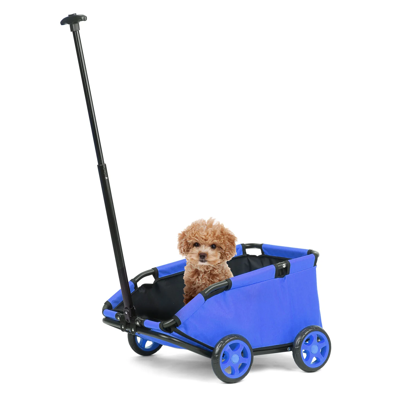 【セール中】ペット用折りたたみ式小型ペットベビーカー、4輪、旅行用猫カート、ローリングキャットキャリア、犬用キャリッジ、子猫、子犬に最適