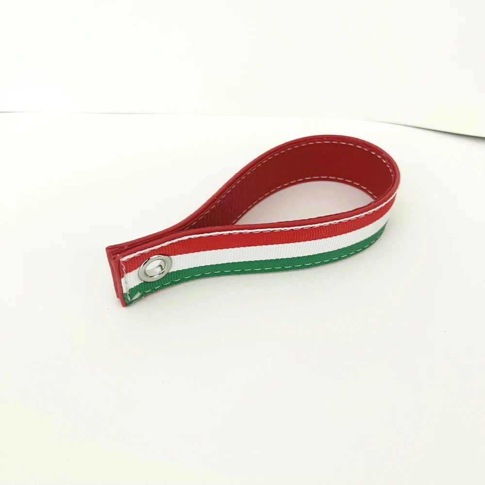 design  red  Color Car Stylin Leather Tailgate Strap Rear gate strap Lettering Fit for 500 595 sports car