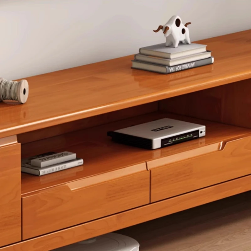 الخشب خزانة التلفزيون غرفة المعيشة الطابق تخزين خزانة ضوء خزانة فاخرة فيلم خزانة طاولة شاي الدولاب Avec Tv الأثاث المنزلي