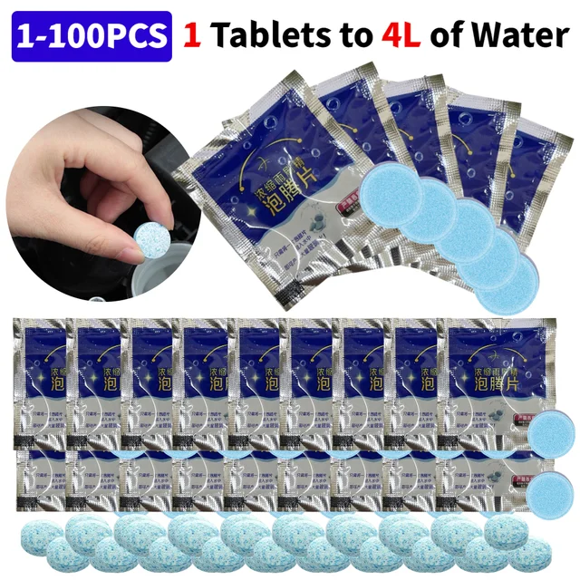Auto Wiper Glass Solid Cleaning Car Windscreen Wiper Solid Cleaner Tabletki musujące Czyszczenie przedniej szyby Środek do czyszczenia szyb