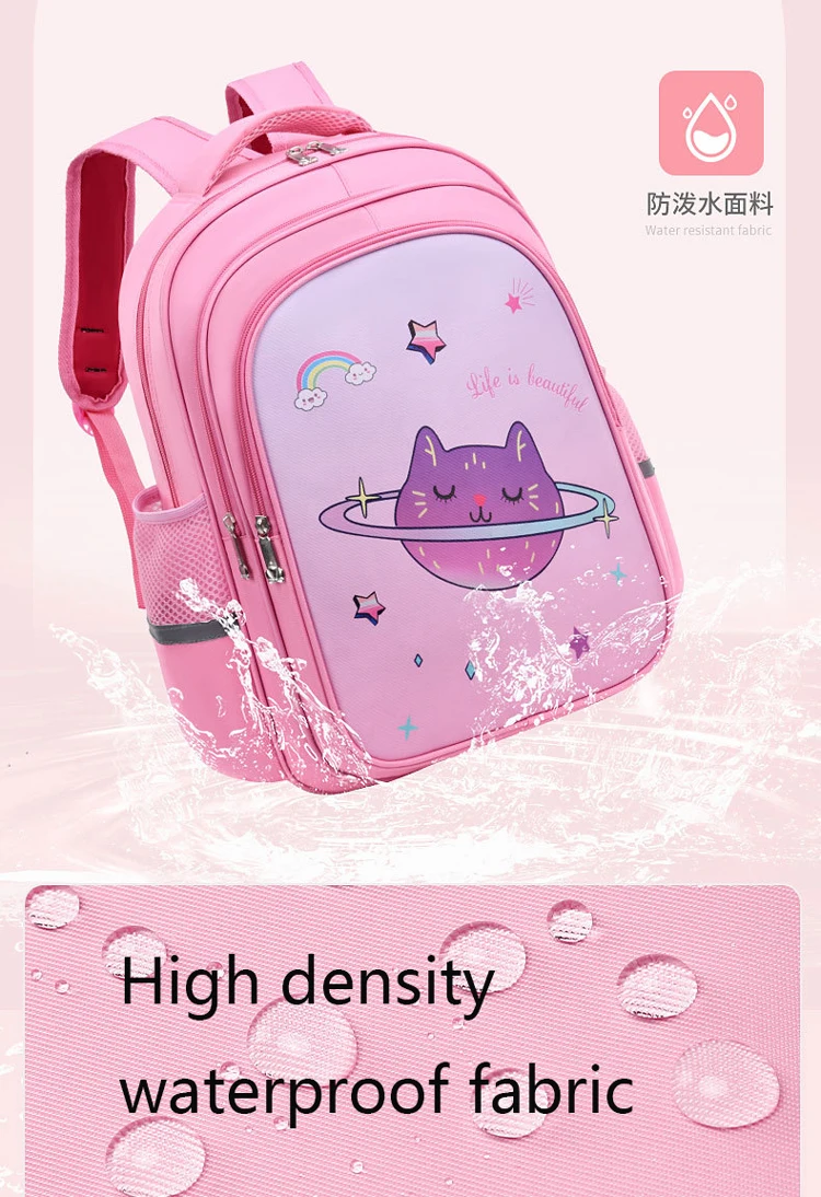 Girls Backpack Kids School Bags for Girls Kawaii Children Cute Cat School Backpack Waterproof Primary Book Bag Mochila Infantil