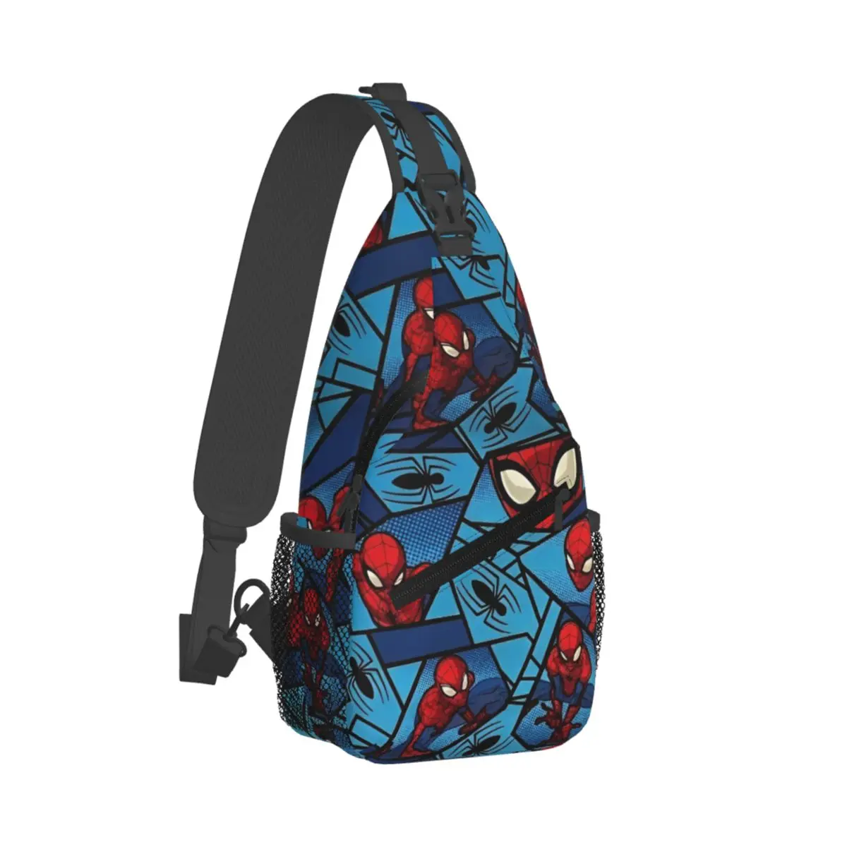 

Spider Man Spiderman Hero Sling Bags Chest Crossbody Shoulder Backpack Hiking Travel Daypacks Casual Satchel