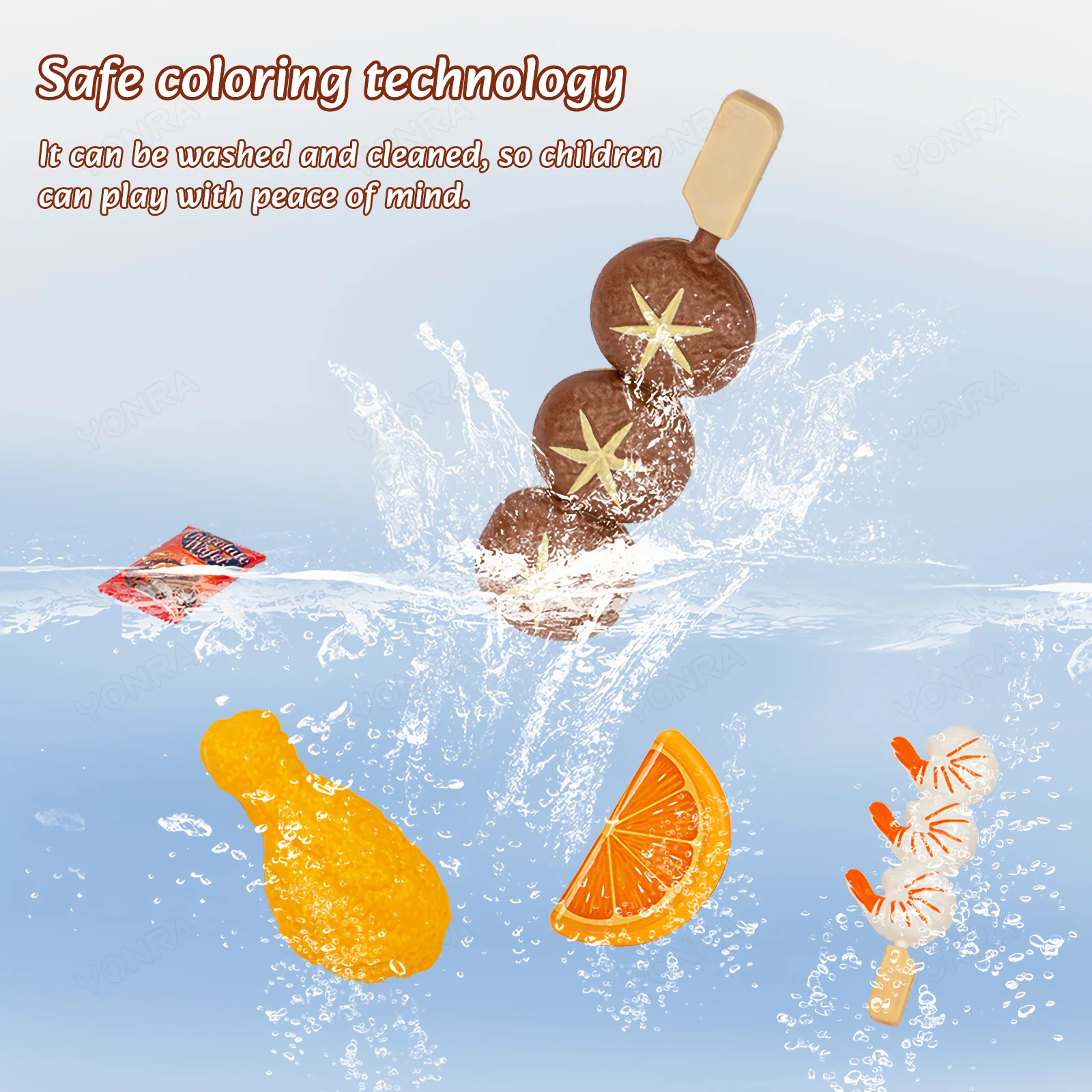 Kitchen Pretend Play Toys Barbecue Set Children's Cooking Toys Simulation Food Multi-set Gift for Kids Girls Boys Toddlers