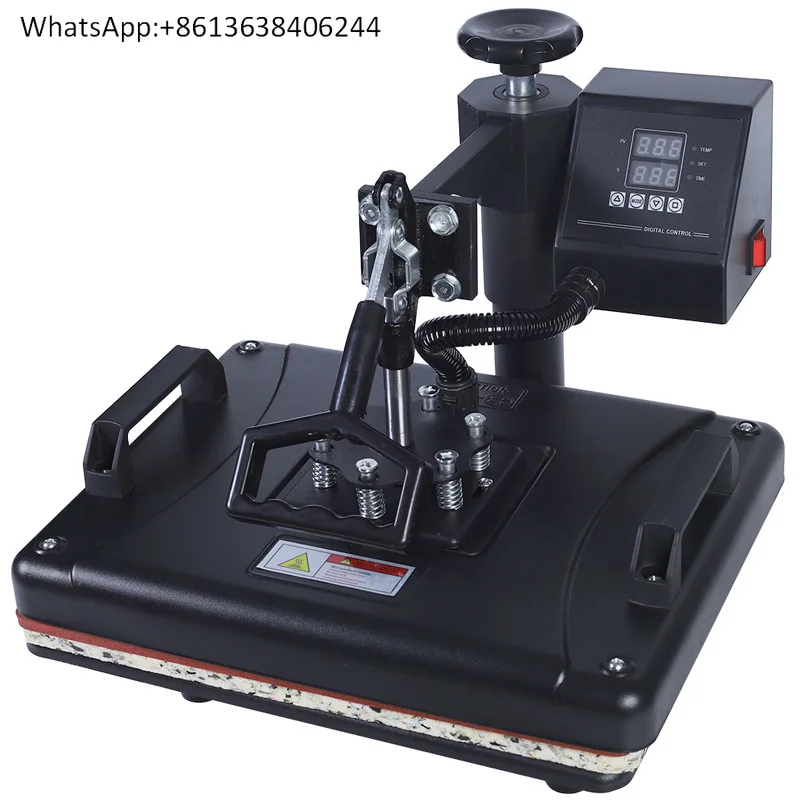 

Flat heat transfer machine T-shirt high pressure shaking head hot drilling machine Heat transfer machine