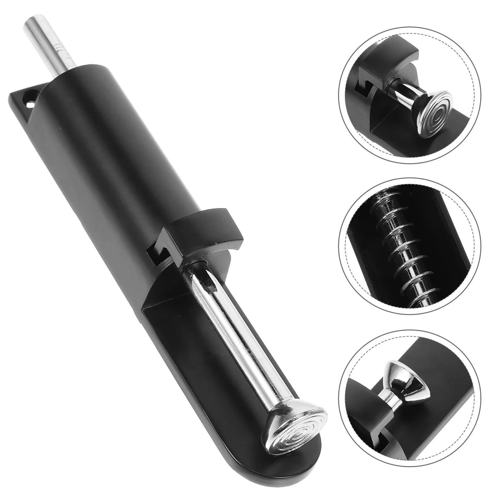 

Spring Drop Rod Heavy Duty Zinc Alloy Ground For Wood Metal Doors Floor-Mounted Durable Smooth Closing Long Lasting Life Stylish