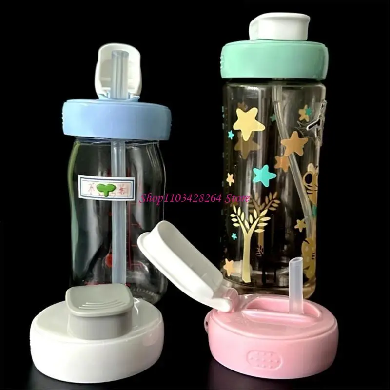 Convertible Sip Cup Adapter for Infant Bottles, Convenient Grip Lid Cover Easy to Clean for PGN 2nd 3rd Generation
