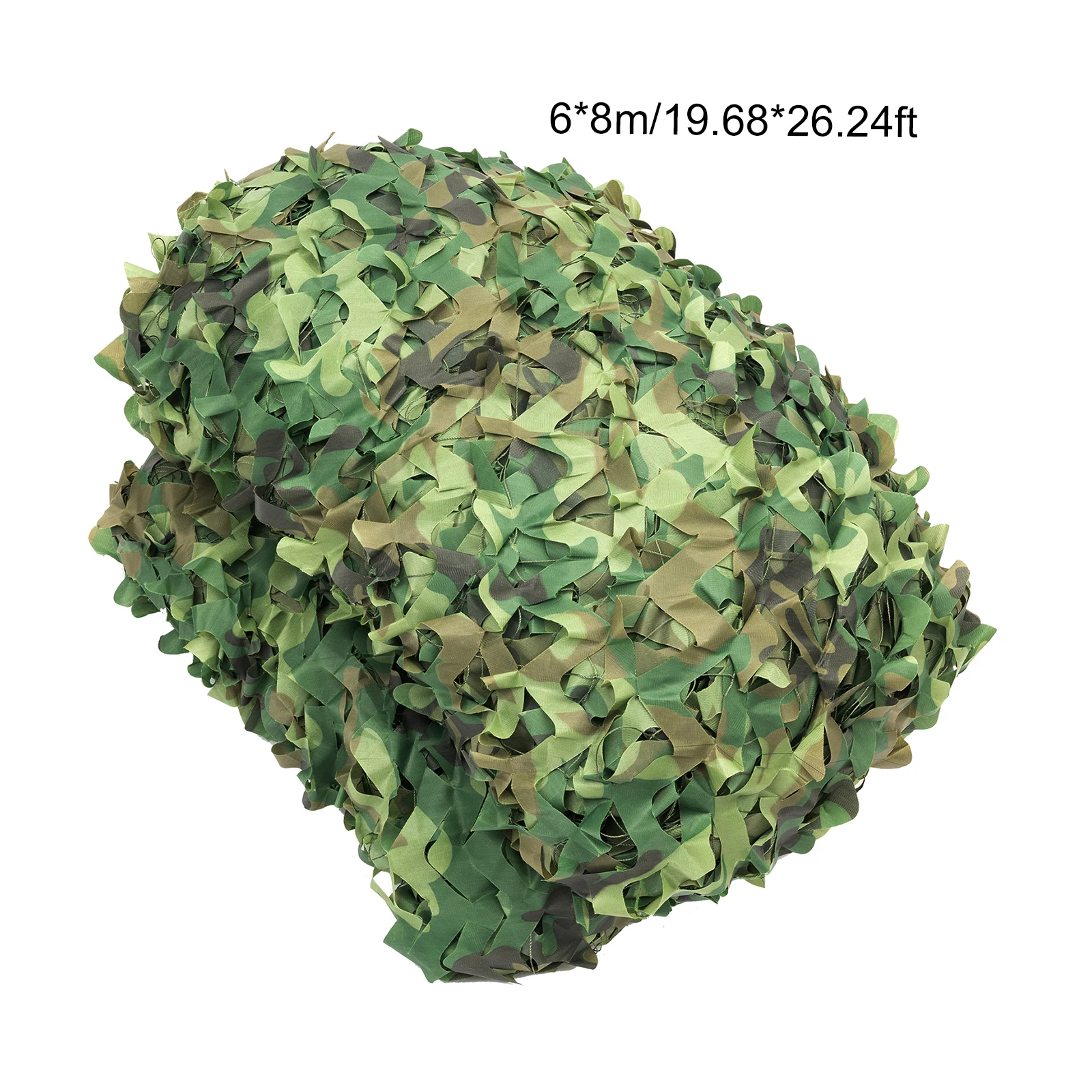 

48㎡ Double-Layer Camo Net - 8x6m Sunshade Mesh Camouflage Netting for Military/Camping/Hunting/Outdoor CS Games