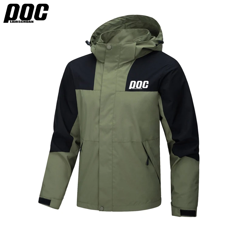 LairschDan POC Windproof Cycling Jacket Mountain Bike Coat, Road Bicycle MTB Windbreaker Motorcycle Clothing Fietskleding Heren