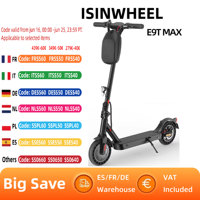 isinwheel E9TMax Adult Electric Scooter 500W Motor 36V 10Ah Battery Electric Scooter 10 Inch Solid Tire City Electric Scooter