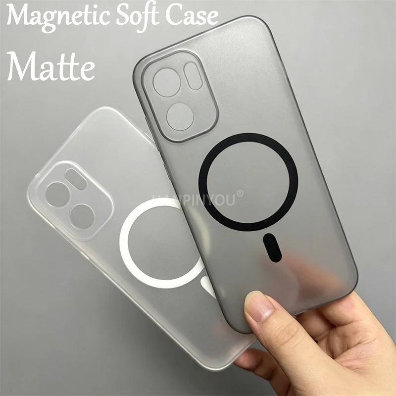 Coque ultra fine en TPU souple et mat pour OnePlus Ace 6 Ultra Ace 6T, anti-empreintes digitales, antichoc, magnétique