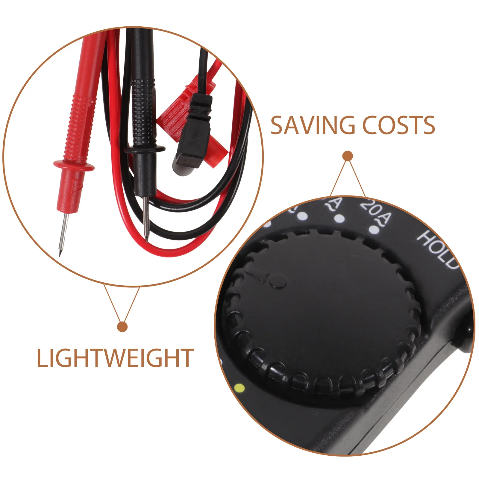 

Digital Clamp Meter 6000 Count Auto-Ranging Multimeter Tester For Ac Dc Voltage Current Measurement Portable Repair Tool