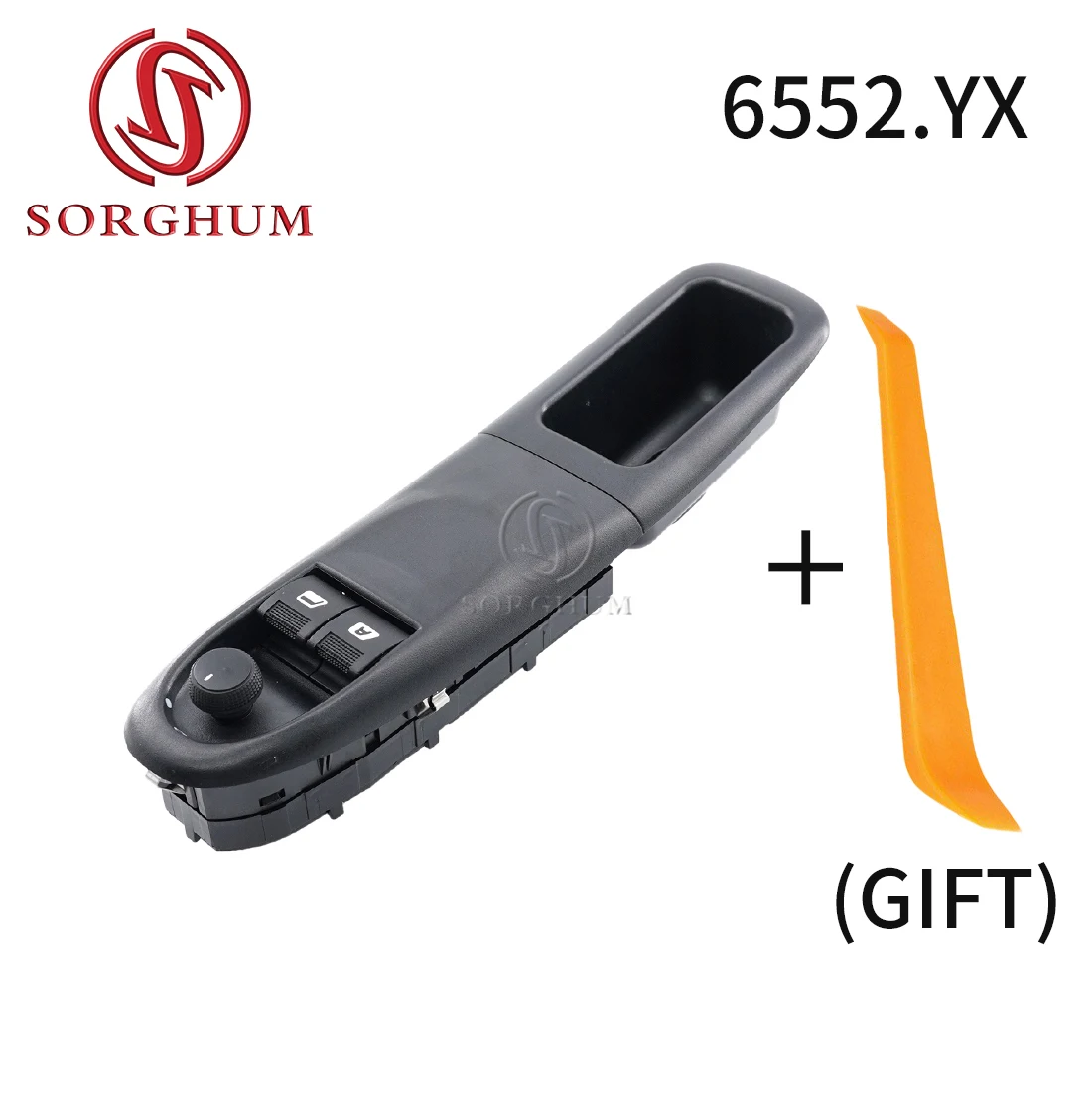 

SORGHUM 6552.YX For Peugeot 406 Auto LHD Front Left Driver Side Power Window Control Master Switch Button 6552YX Car Accessories