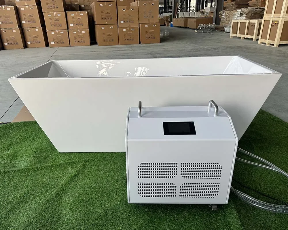 *---Acrylic Cold Plunge Athlete Ice Bathtub Spa Massage Tub Freestanding Ice Bath Tub With Nozzle Jets