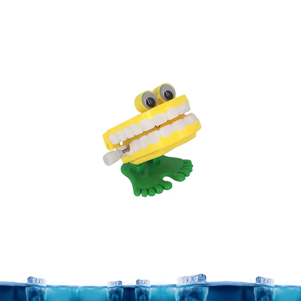 

Wind Up Teeth Novelty Walking Amusing Feet Moving Stress Relief Gadget for Kids Wind Up for Kids
