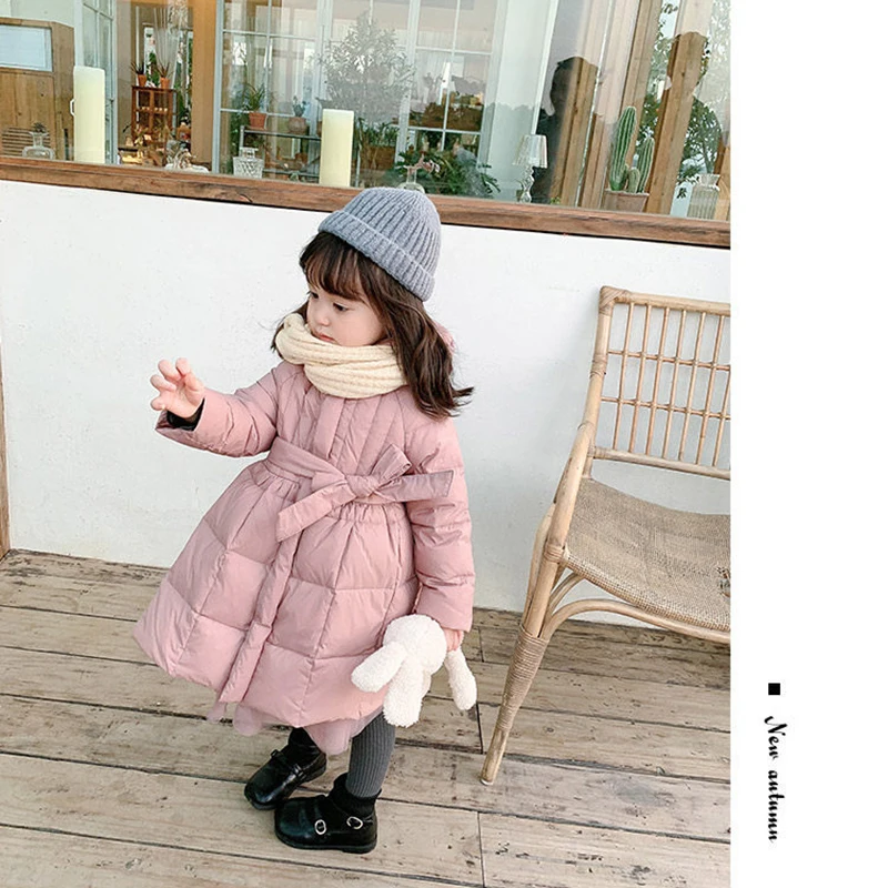 Nuova giacca per ragazze autunno inverno tenere al caldo la moda piccola principessa cappotto con cerniera con cappuccio capispalla per bambini