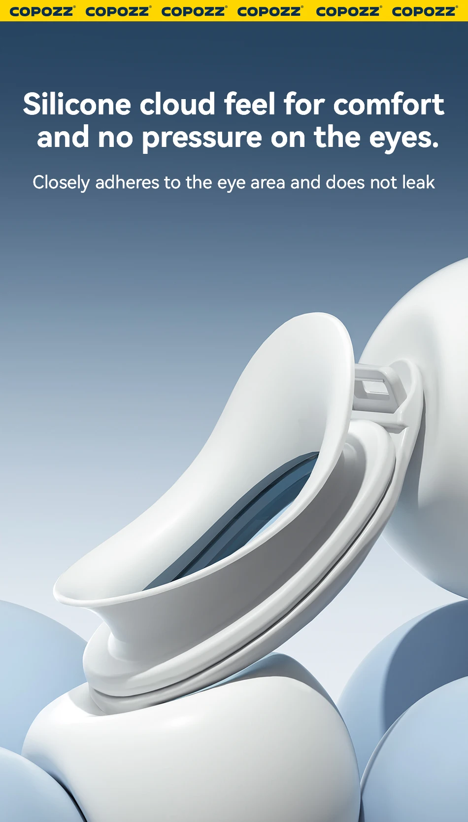 COPOZZ Schwimmbrille Myopie 0 -1,5 bis -7 Männer Frauen Langlebige Anti-Fog-UV-Schutz Wasserdichte Schwimmbrille Schwimmbrille – Detail 8